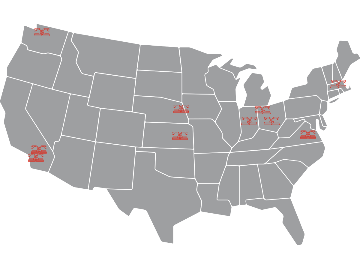 Duracable Distributor Locations Map